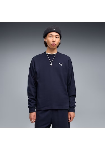 Puma Ess Elevated Relaxed Materia Lacivert Sweatshirts 694308 06