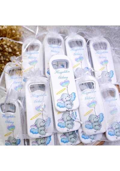 Balonlu Fil Baskılı Dikey Açacak Magnet 4,5x10,5 Cm Uv E 30 Adet