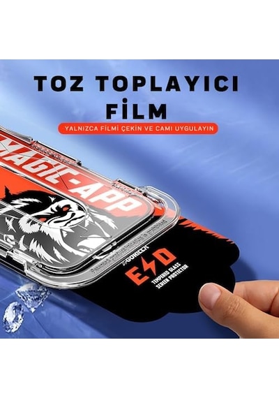 X-gorilla İphone 14 Pro Ekran Koruyucu Cam 9h Kırılmaz Tam Kaplama, Tozsuz Uygulama Ve Kırılmaz & Çizilmez Şeffaf & Hayalet Seçenekleri