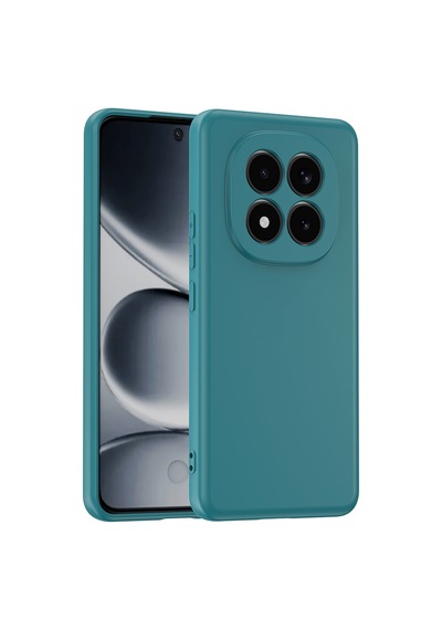 Maks Technology Redmi Note 15 Pro 4g Kılıf Mkst Mara Lansman Kapak - Koyu Yeşil