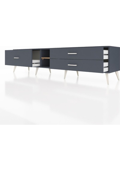 Hyperion Tv Ünitesi Tek Raflı 3 Çekmeceli 220x44x51 Antrasit-çam/antrasit Atlas Çam/antrasıt - Antrasıt Hyperion Tv Ünitesi Tek Raflı 3 Çekmeceli 220x44x51 Antrasit-çam/antrasit Atlas Çam/antrasıt - Antrasıt