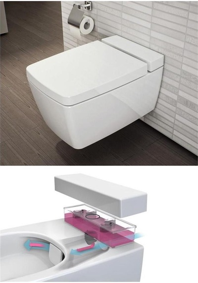 VitrA Metropole Rim-ex Asma Klozet Deterjan Hazneli-beyaz 7672b003-1685 Beyaz