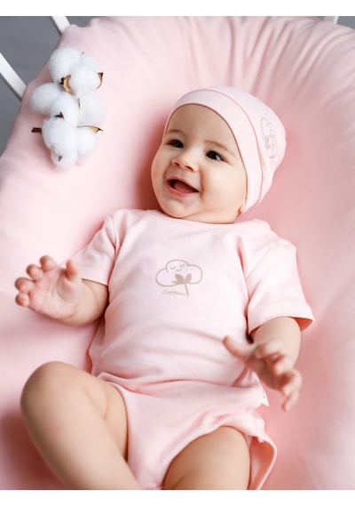Civil Baby Bebek Çıtçıtlı Badi 0-18 Ay Pembe