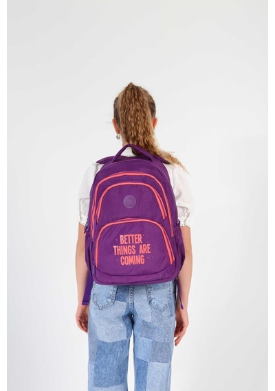 Kaukko Crazy Sırt Çantası Mor K1678