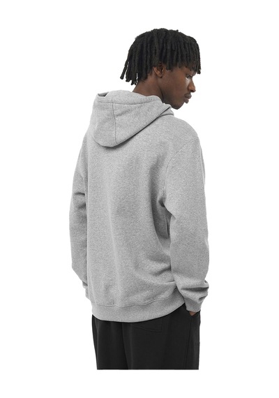 Salomon Salomon Sal Logo Perf Hoodie Erkek Gri Sweatshirt 1009 Gri