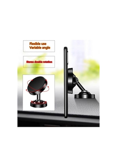 Mıknatıslı Araç Içi Telefon Gps Tutucu 360 Tüm Cihazlarla Uyumlu (533634611)