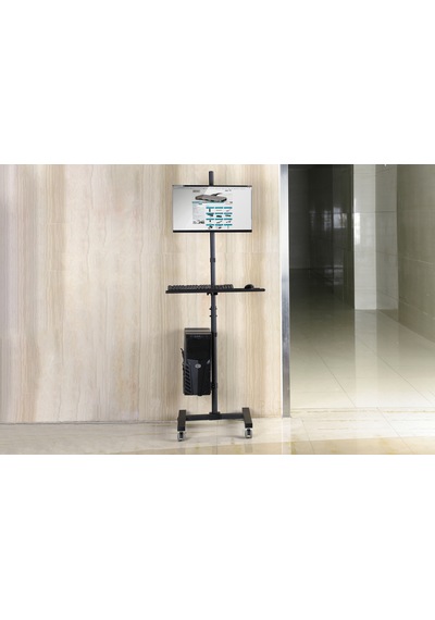 Mobil İş İstasyonu Monitör, Bilgisayar Tutucu Maks. 8 Kg, 32"