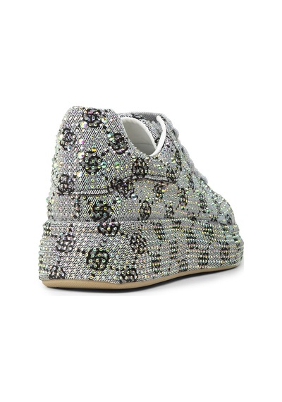 Deery Kadın Gri Taş İşlemeli Sneaker - K0052zgrıc01 Gri
