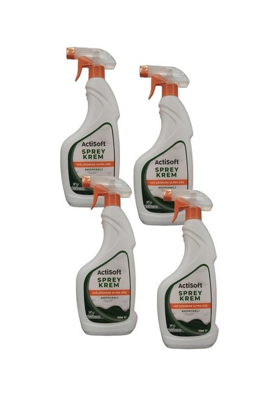 Amonyaklı Yağ Çözücü Sprey Krem 4 Adet X 750 Ml 4'lü Set