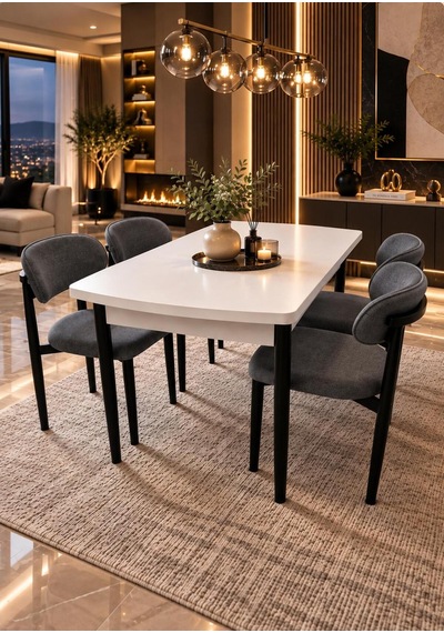 Sfm Serisi 80 X 130 Mutfak Masası Takımı Salon Takımı Mutfak Masası Antrasitgri - 924217101 Antrasitgri Sfm Serisi 80 X 130 Mutfak Masası Takımı Salon Takımı Mutfak Masası Antrasitgri - 924217101 Antrasitgri