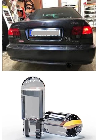 Honda Civic Ies Plaka Aydınlatma Seti Beyaz Özel Cob Led