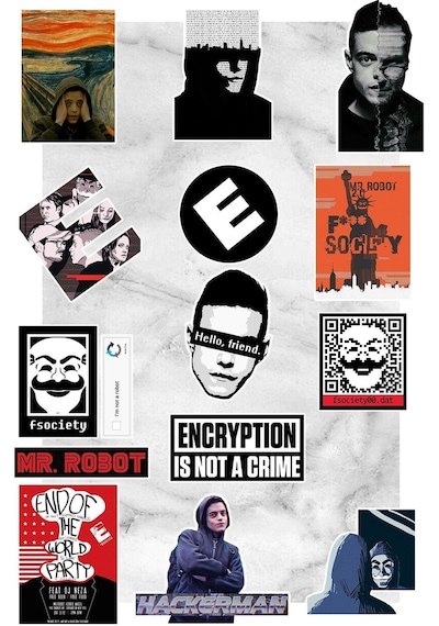 Robot Temalı Laptop Notebook Tablet Sticker Seti 15 Adet Diğer