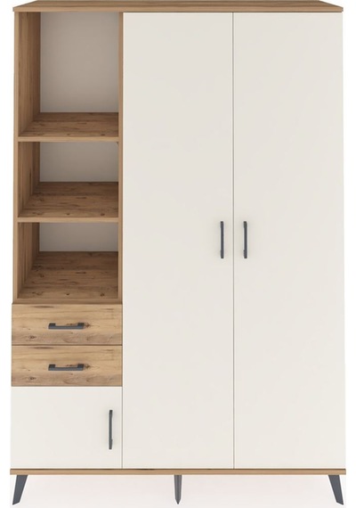 Hyperion Dolap 5 Raflı 2 Çekmeceli Tek Askılı 132x44x195 Çam-aytaşı/çam Aytası/atlas Çam - Atlas Çam Hyperion Dolap 5 Raflı 2 Çekmeceli Tek Askılı 132x44x195 Çam-aytaşı/çam Aytası/atlas Çam - Atlas Çam