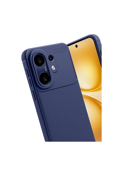 Vivo X200 Fe Auto Focus Karbon Kapak - Lacivert