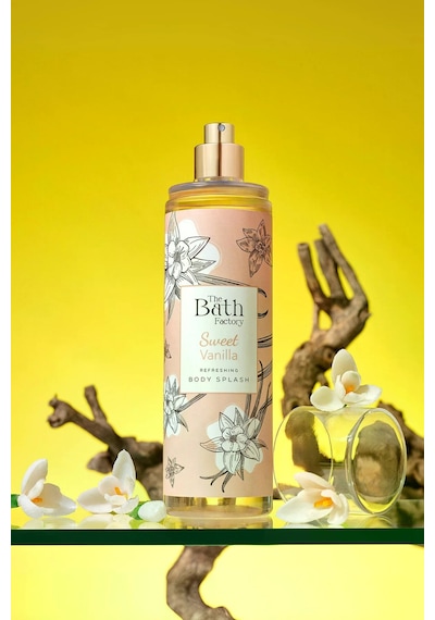 The Bath Factory Sweet Vanilla Duş Jeli + Sweet Vanilla Vücut Spreyi + Sweet Vanilla Vücut Losyonu Vanilya