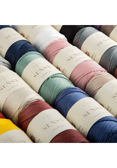 3 Mm - 250 Gr Polyester Makrome Ipi 120 M Polyester Makrome Ip Supla Ip Ve Çanta Ipliği Beyaz Diğer
