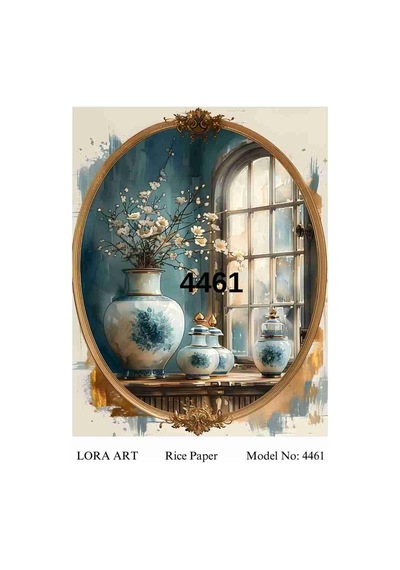 Lora Pirinç Dekopaj Kağıdı 4461