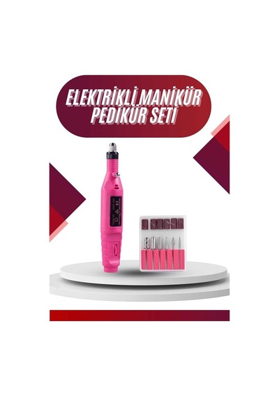 Elektrikli Profesyonel Manikür Pedikür Seti Değiştirilebilir Başlık Seçeneği 52193224