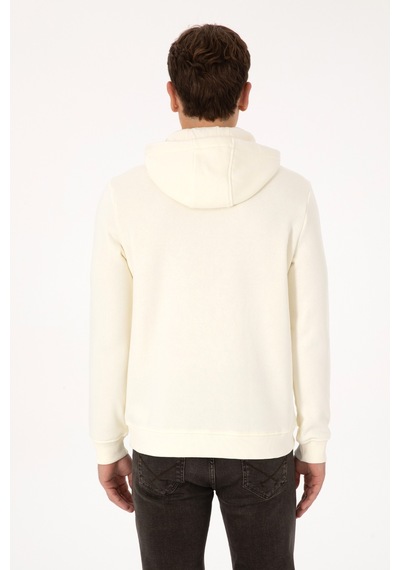 U.S. Polo Assn. Erkek Krem Sweatshirt 50308999-VR256