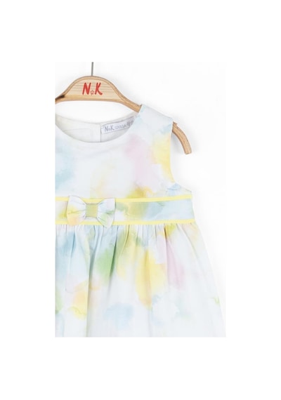 Nk Kids Kız Bebek Alice Elbise Ekru-mavi Ekru - Mavi