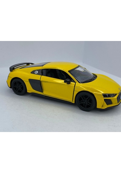 Kinsmart 2020 Audi R8 Coupe 1 36 Çek Bırak Araba sarı
