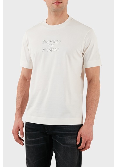 Emporio Armani Erkek T Shirt Em000780 Af12926 U0003 Beyaz Beyaz