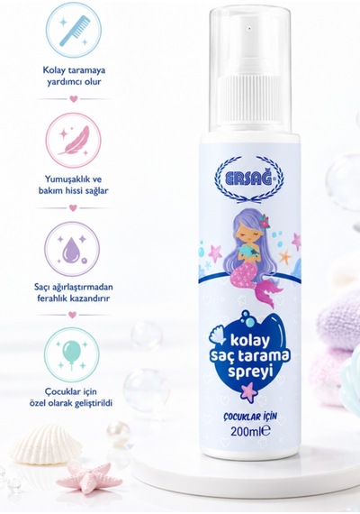 Kolay Saç Tarama Spreyi - Çocuklar İçin 200 Ml