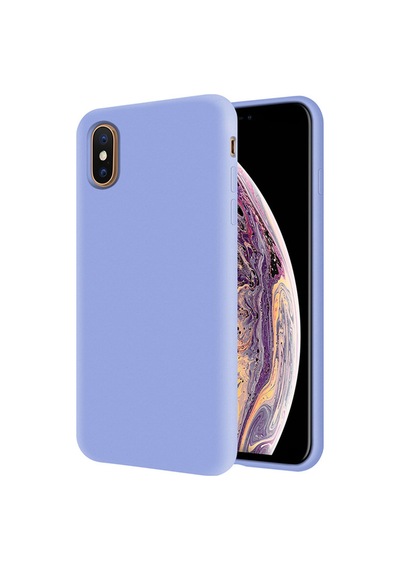 KZY İletişim Apple Uyumlu iPhone XS Max Kapak İçi Kadife Soft Logosuz Lansman Silikon Kılıf