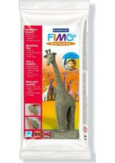Fimo Air Natural Ahşap Kokulu Modelleme Kili 350 Gr. Yeşil