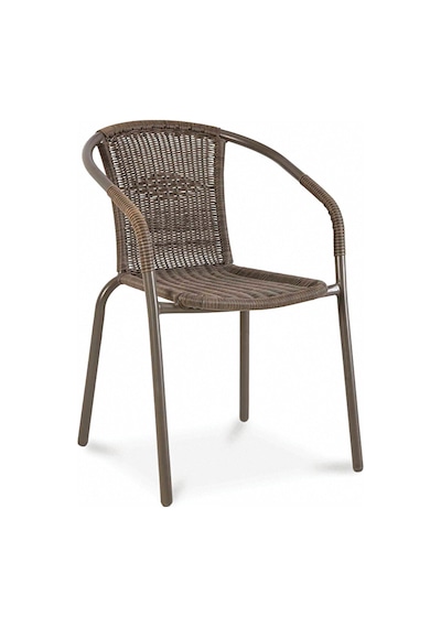 Koçtaş Bari Rattan Kollu Sandalye Kahverengi