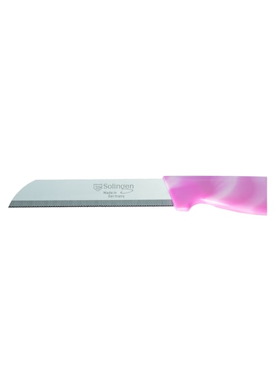Solingen 6'lı Bıçak Seti Ebruli Desen Pembe
