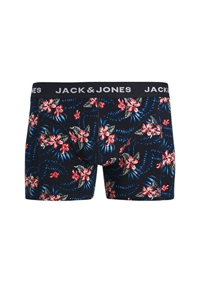 Jack Jones Jaclamıne Flower Trunks 3 Pack Sn Erkek Boxer 3'lü 12301206-sky-captaın Lacivert