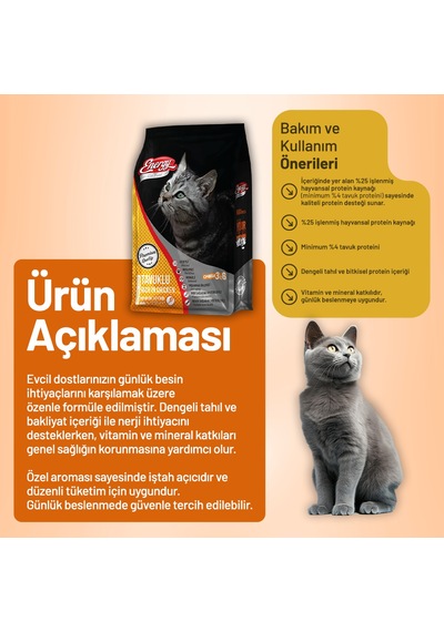 Tavuklu Yetişkin Kedi Maması - 12 Adet