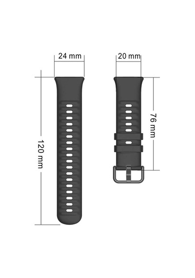 Huawei Watch Fit 3 Band Uyumlu Spor Delikli Ayarlanabilir Renkli Silikon Kordon Kayış