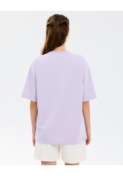 Skechers G Graphic Tee Oversize T-shirt Büyük Kız Çocuk Mor Tshirt Sk2610019-0764 Mor