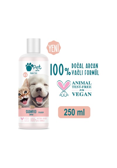 4 Adet Petlove Şampuan Çilek 250ml