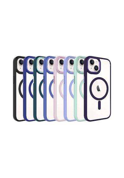 Apple Uyumlu iPhone 15 İle Kılıf Wireless Şarj Özellikli Magsafe Telefon Kılıfı Kapak