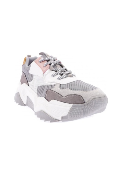 Dgn 65134-22y Kadın Bağcıklı Kalın Taban Sneakers Ayakkabı 65134-2027-R12558 Gri
