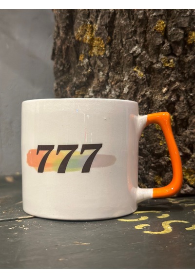 777 Turuncu Tasarım Kupa