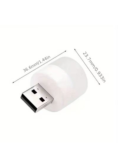 Usb Mini Top Led 10 Lu Aydınlatma Seti Beyaz Renkli Gece Lambası, Enerji Tasarruflu Mikro Led Işıklar Standart