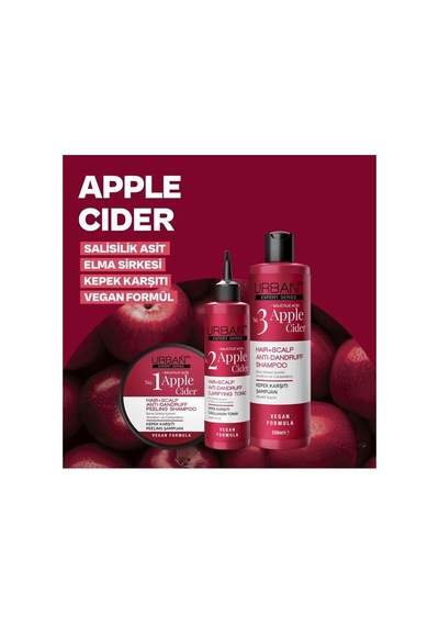 Urban Peeling Şampuan 200ml No:1 Apple Cider Tüm Saç Tipleri