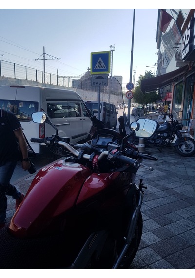 2017-20 Honda Vfr800 Uzun Ön Cam Zeus Açık Füme 56 CM 4 MM