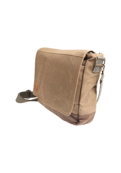 oldcottoncargo OLD COTTON CARGO 7171 UNISEX SU GEÇİRMEZ LEPTOP OMUZ ÇANTASI KAHVE