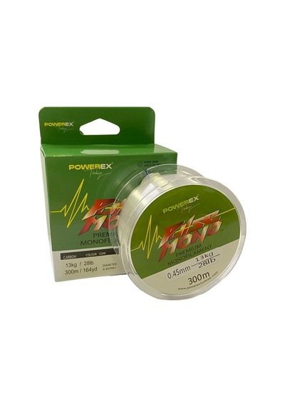 Powerex Pulse 300m. 0,37mm. 8.49kg. Carbon Monofilament Misina