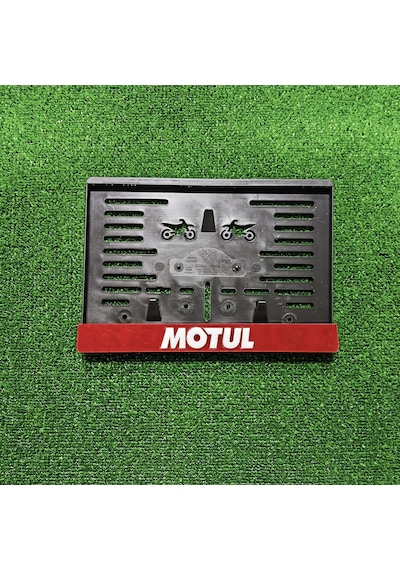 Motorsiklet Plakalık Motul Lazer Kesim 3d Kabartmalı Model Motor Plakalığı