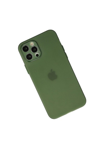 Apple iPhone Uyumlu 12 Pro Max Kılıf Puma Silikon - Yeşil Diğer