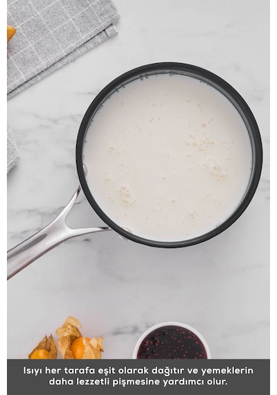 Karaca Plasma Steel 3Ply İndüksiyon Tabanlı Çelik Sosluk 16 Cm