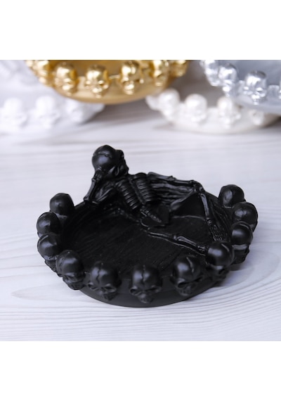 Skull Dekoratif Obje Siyah