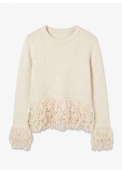 Vero Moda Ekru Kadın Bisiklet Yaka Kazak 10359617-110809 Tcx