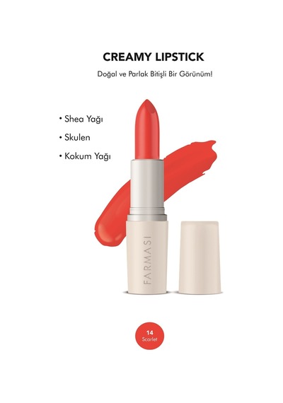 Farmasi Creamy Lipstick 14 Scarlet